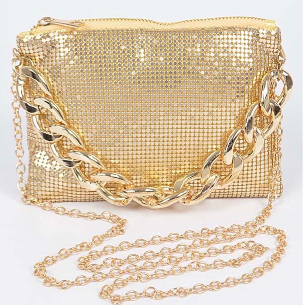 Gold Chain Purse
